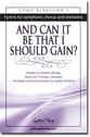 And Can It Be that I Should Gain? SATB choral sheet music cover